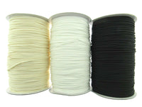 Blind Lift Cord - 2mm Polyester Non Stretch Curtain Cord - Black, White, Cream