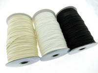 Blind Lift Cord - 2mm Polyester Non Stretch Curtain Cord - Black, White, Cream