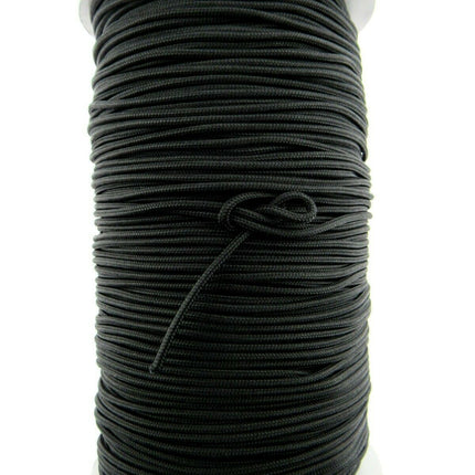 Blind Lift Cord 2mm Polyester Non Stretch Curtain Cord Black White Cream - ThreadandTrimmings