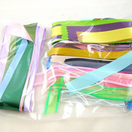 Assorted Bundle of Ribbon Lengths 20 x 1m End of Rolls and Clearance. - ThreadandTrimmings