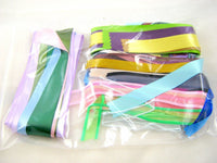 Assorted Bundle of Ribbon Lengths. - 20 x 1m - End of Rolls and Clearance.