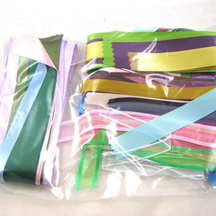 Assorted Bundle of Ribbon Lengths 20 x 1m End of Rolls and Clearance. - ThreadandTrimmings