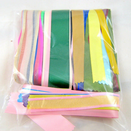 Assorted Bundle of Ribbon Lengths 20 x 1m End of Rolls and Clearance. - ThreadandTrimmings