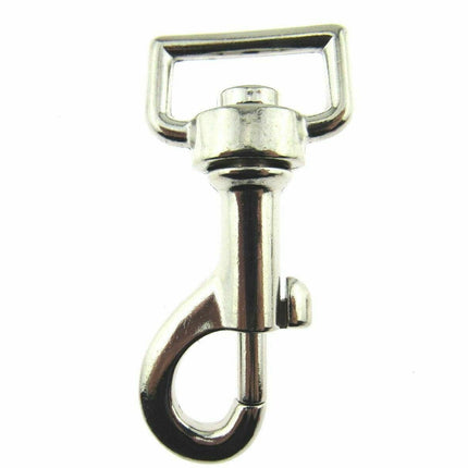 Heavy Duty Silver Metal Trigger Hooks For Dog Leads, Horse Leashes & Carry Gear - ThreadandTrimmings