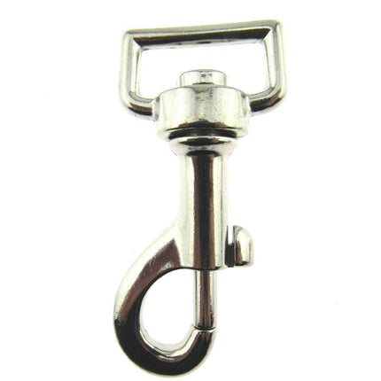 Heavy Duty Silver Metal Trigger Hooks For Dog Leads, Horse Leashes & Carry Gear - ThreadandTrimmings