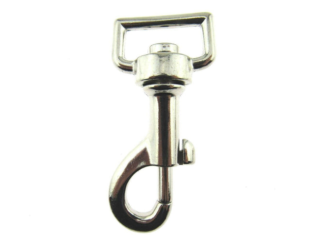 Heavy Duty Silver Metal Trigger Hooks For Dog Leads, Horse Leashes & Carry Gear - ThreadandTrimmings