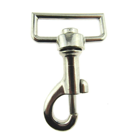Heavy Duty Silver Metal Trigger Hooks For Dog Leads, Horse Leashes & Carry Gear - ThreadandTrimmings