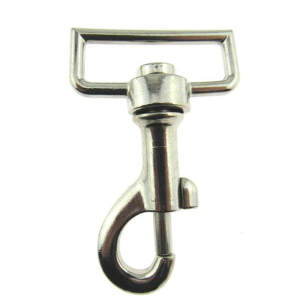 Heavy Duty Silver Metal Trigger Hooks For Dog Leads, Horse Leashes & Carry Gear - ThreadandTrimmings