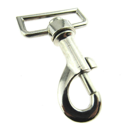 Heavy Duty Silver Metal Trigger Hooks For Dog Leads, Horse Leashes & Carry Gear - ThreadandTrimmings