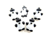Black & White Children's Penguin Buttons 18mm x 14mm