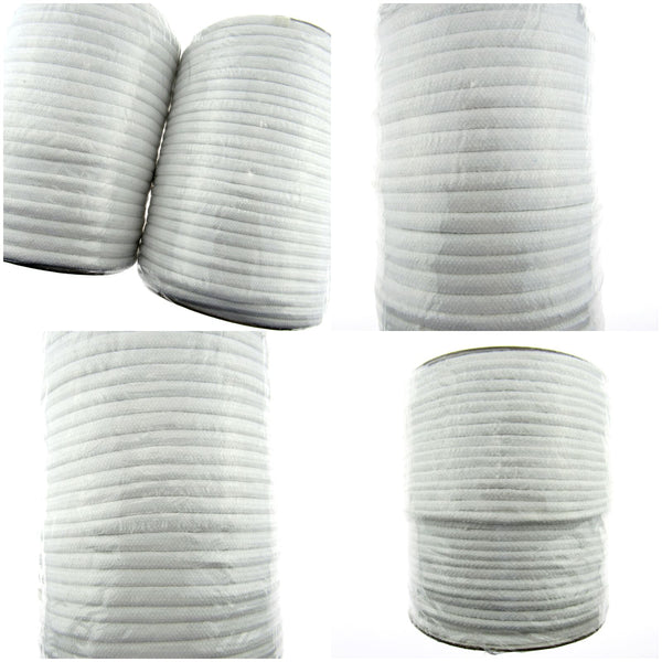 Smooth White Cotton Piping Cord - BY THE ROLL - 4mm / 5mm / 6mm