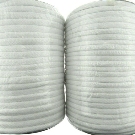 Smooth White Cotton Piping Cord BY THE ROLL 4mm 5mm 6mm 8mm - ThreadandTrimmings