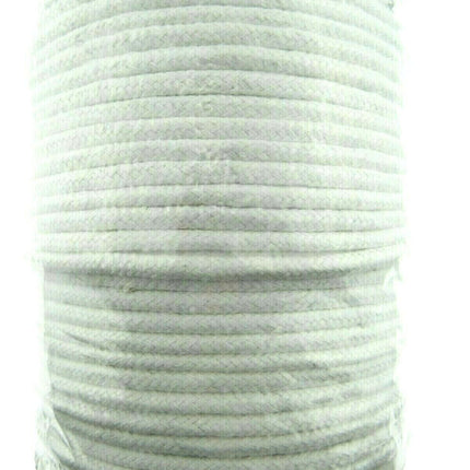 Smooth White Cotton Piping Cord BY THE ROLL 4mm 5mm 6mm 8mm - ThreadandTrimmings