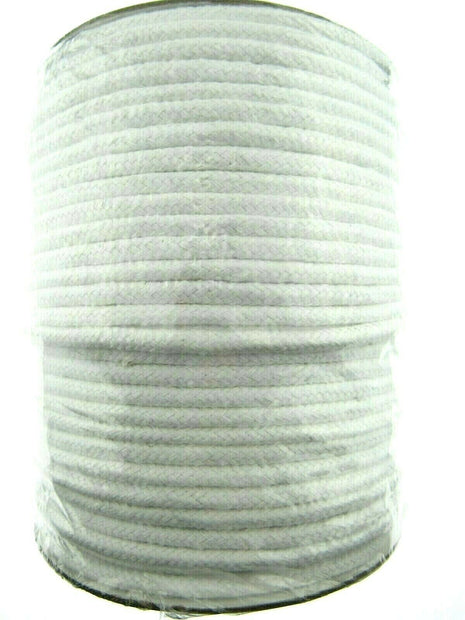 Smooth White Cotton Piping Cord BY THE ROLL 4mm 5mm 6mm 8mm - ThreadandTrimmings
