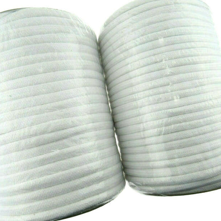 Smooth White Cotton Piping Cord BY THE ROLL 4mm 5mm 6mm 8mm - ThreadandTrimmings