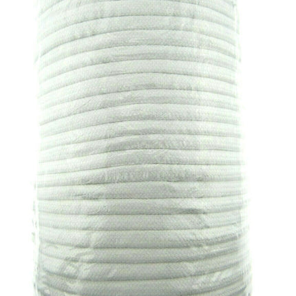 Smooth White Cotton Piping Cord BY THE ROLL 4mm 5mm 6mm 8mm - ThreadandTrimmings