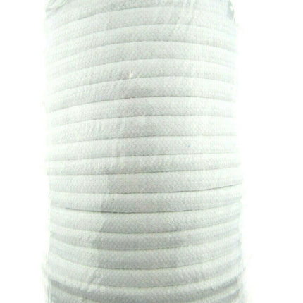 Smooth White Cotton Piping Cord BY THE ROLL 4mm 5mm 6mm 8mm - ThreadandTrimmings