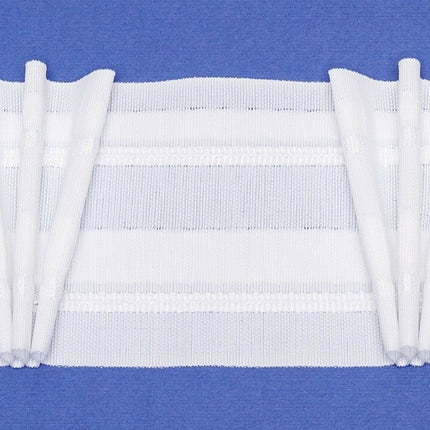 Pinch Pleat Curtain Tape - 80mm Wide - 3 Pleats - 1:2.5 Fullness - VIVO