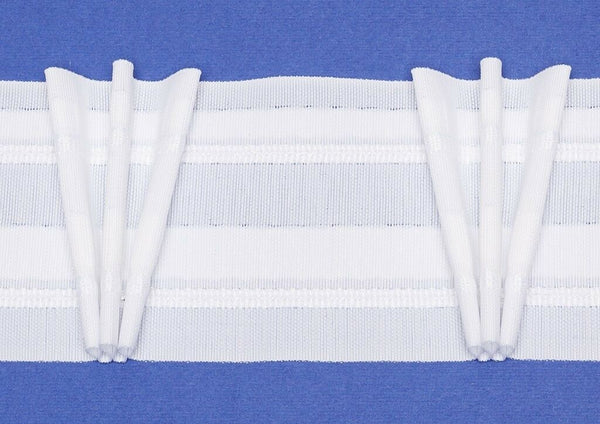 White Pinch Pleat Curtain Tape, UK Delivery