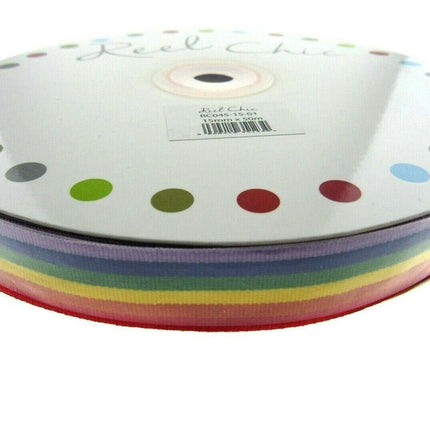 Rainbow Ribbon for Gay Pride Celebrations & Festivals 15mm LGBTQ - ThreadandTrimmings
