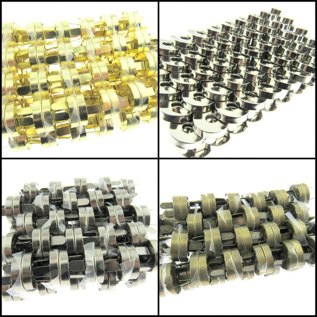 Round Magnetic Fasteners For Bag & Leatherwork Projects 100 x18mm Fastener Sets - ThreadandTrimmings