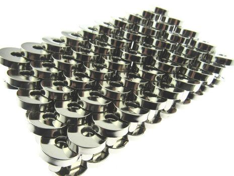 Round Magnetic Fasteners For Bag & Leatherwork Projects 100 x18mm Fastener Sets - ThreadandTrimmings