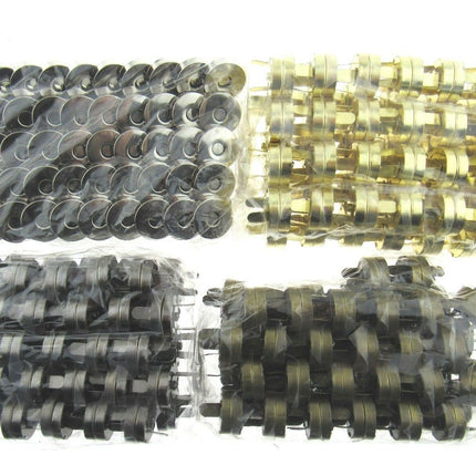 Round Magnetic Fasteners For Bag & Leatherwork Projects 100 x18mm Fastener Sets - ThreadandTrimmings