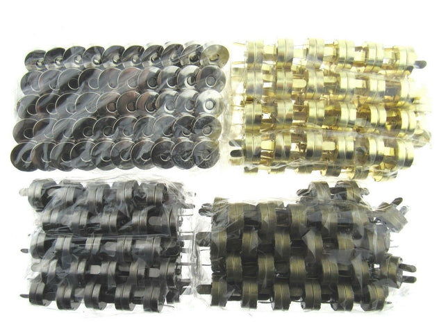 Round Magnetic Fasteners For Bag & Leatherwork Projects 100 x18mm Fastener Sets - ThreadandTrimmings