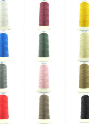 Strong Bonded Nylon Thread Cone 40's Sewing Thread 3000m Spools 15 Colour Choice - ThreadandTrimmings