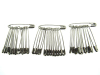 45mm Large Nickel Steel Plated Safety Pins - Quality CROFTER Pins