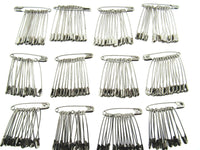 45mm Large Nickel Steel Plated Safety Pins - Quality CROFTER Pins