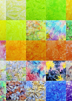 ** SEW SIMPLE POLO BATIK FAT QUARTER FABRIC L1 (Col 1 - 28) CRAFTING & QUILTING - ThreadandTrimmings