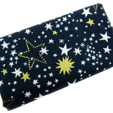 ** MICHAEL MILLER" CATS CRADLE - NITE" - NAVY- FAT QUARTER FABRIC- STARS - ThreadandTrimmings