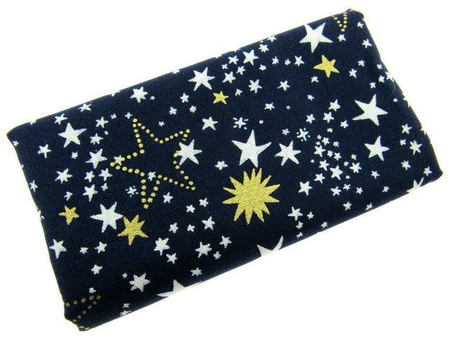 ** MICHAEL MILLER" CATS CRADLE - NITE" - NAVY- FAT QUARTER FABRIC- STARS - ThreadandTrimmings