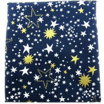 ** MICHAEL MILLER" CATS CRADLE - NITE" - NAVY- FAT QUARTER FABRIC- STARS - ThreadandTrimmings