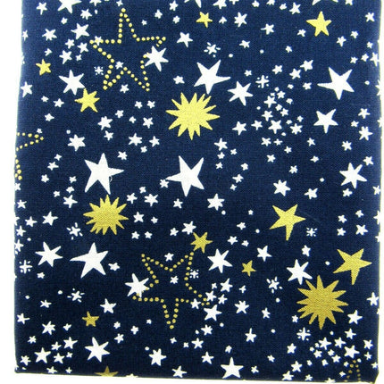 ** MICHAEL MILLER" CATS CRADLE - NITE" - NAVY- FAT QUARTER FABRIC- STARS - ThreadandTrimmings