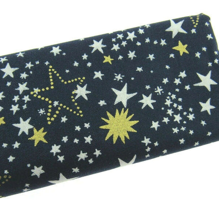 ** MICHAEL MILLER" CATS CRADLE - NITE" - NAVY- FAT QUARTER FABRIC- STARS - ThreadandTrimmings