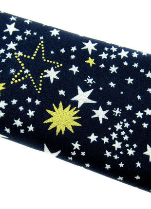 ** MICHAEL MILLER" CATS CRADLE - NITE" - NAVY- FAT QUARTER FABRIC- STARS - ThreadandTrimmings