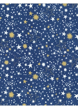 ** MICHAEL MILLER" CATS CRADLE - NITE" - NAVY- FAT QUARTER FABRIC- STARS - ThreadandTrimmings
