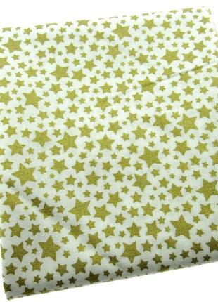 ** MICHAEL MILLER" CATS CRADLE- STARBRITE" - FAT QUARTER FABRIC - WHITE - ThreadandTrimmings