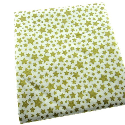 ** MICHAEL MILLER" CATS CRADLE- STARBRITE" - FAT QUARTER FABRIC - WHITE - ThreadandTrimmings