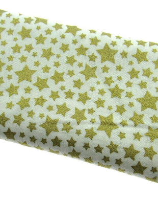 ** MICHAEL MILLER" CATS CRADLE- STARBRITE" - FAT QUARTER FABRIC - WHITE - ThreadandTrimmings