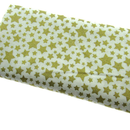 ** MICHAEL MILLER" CATS CRADLE- STARBRITE" - FAT QUARTER FABRIC - WHITE - ThreadandTrimmings