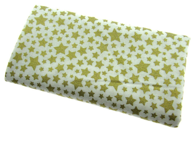 ** MICHAEL MILLER" CATS CRADLE- STARBRITE" - FAT QUARTER FABRIC - WHITE - ThreadandTrimmings
