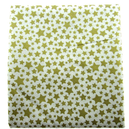 ** MICHAEL MILLER" CATS CRADLE- STARBRITE" - FAT QUARTER FABRIC - WHITE - ThreadandTrimmings