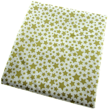 ** MICHAEL MILLER" CATS CRADLE- STARBRITE" - FAT QUARTER FABRIC - WHITE - ThreadandTrimmings
