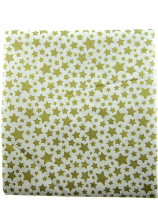 ** MICHAEL MILLER" CATS CRADLE- STARBRITE" - FAT QUARTER FABRIC - WHITE - ThreadandTrimmings