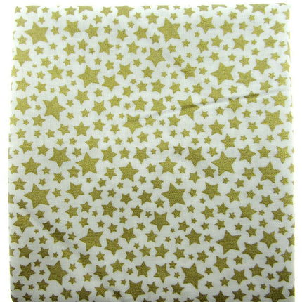 ** MICHAEL MILLER" CATS CRADLE- STARBRITE" - FAT QUARTER FABRIC - WHITE - ThreadandTrimmings