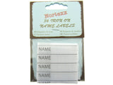 36 x IRON ON NAME TAPE LABELS