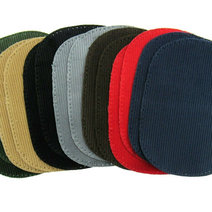 CORDUROY ELBOW / KNEE REPAIR PATCHES / KLEIBER IRON or SEW-ON PRE-PUNCHED PATCH - ThreadandTrimmings